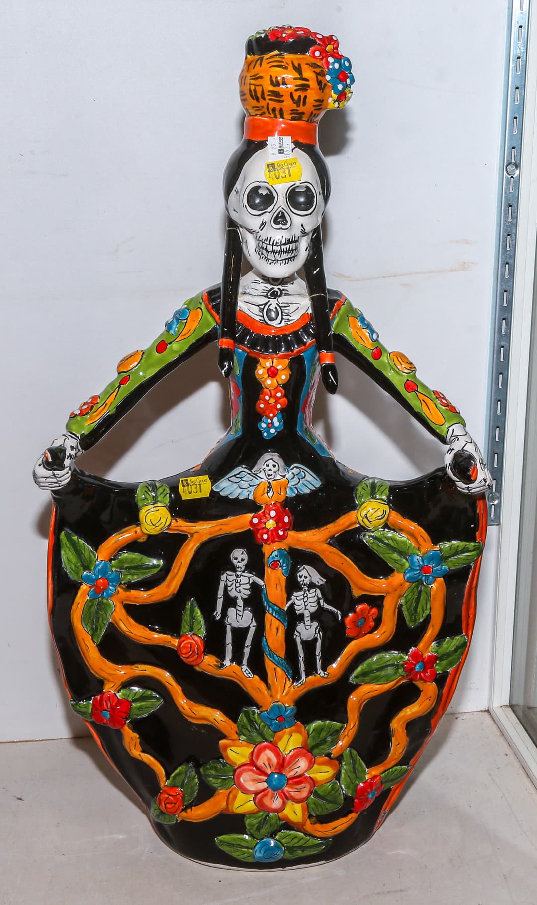 Mexican, Painted Ceramic Folk Art Figure