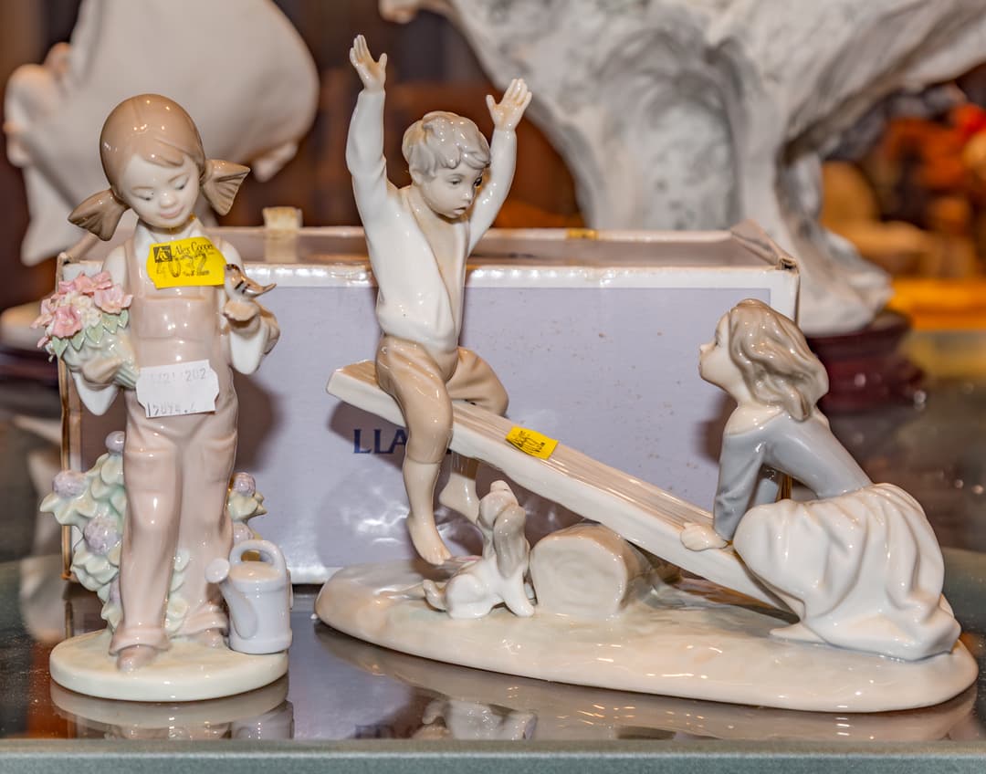 Lladro “Spring” & Lladro “Columpio” Figures
