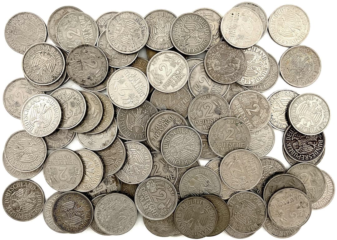 Münzen der Bundesrepublik Deutschland, Kursmünzen, 2 Deutsche Mark