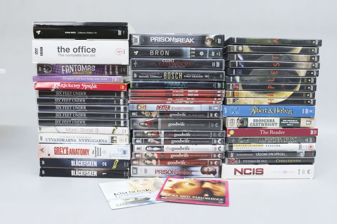 DVD-boxar, The Office, Albert & Herbert, Prison break mm