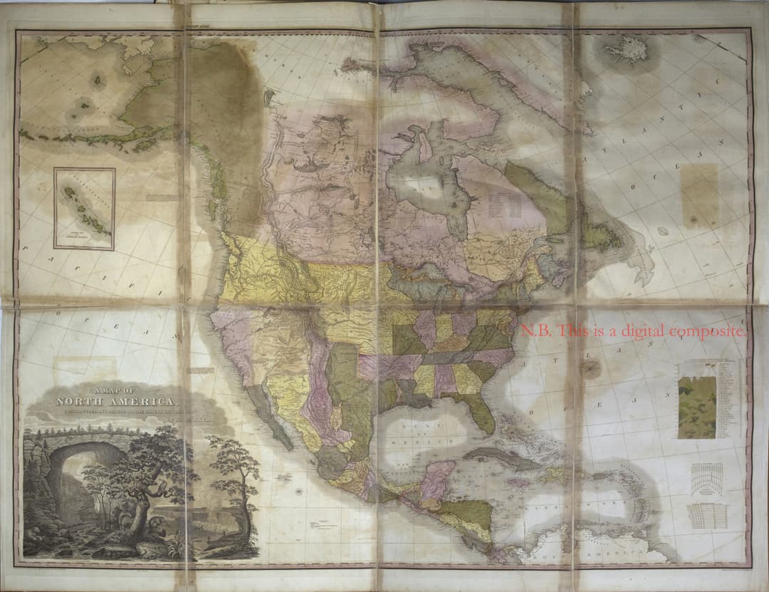 Henry Tanner's New American Atlas, 1823 - With Congressional Provenance