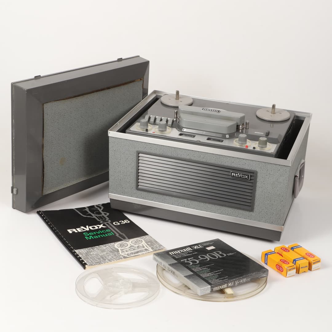 RULLBANDSPELARE, Revox, Schweiz, 1970-tal.