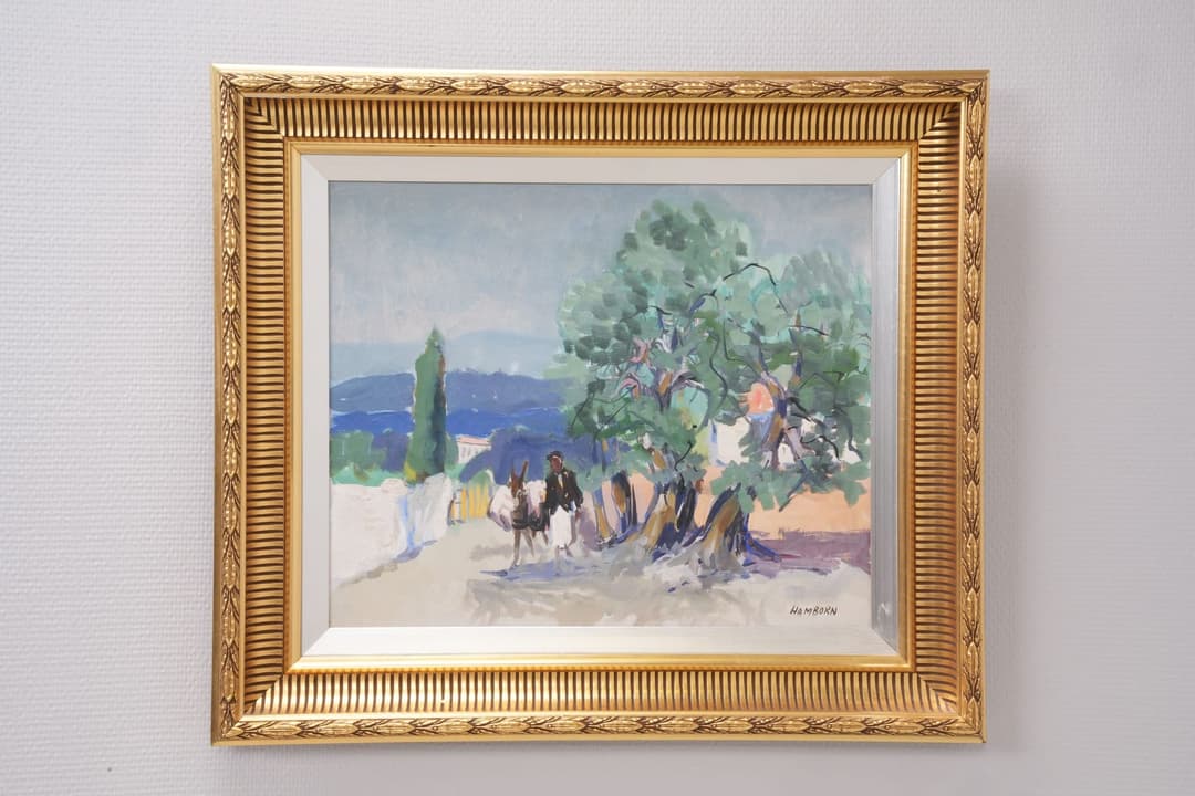 AXEL HAMBORN (1892-1971), olja på duk