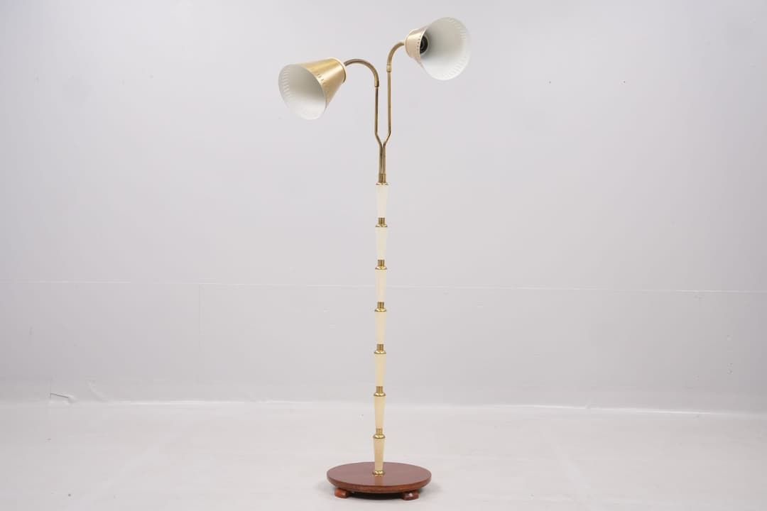 GOLVLAMPA, metall, NS, 1900-talets mitt